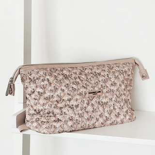 Magic Lifestyle Pouch - Quilted Nude Flowers - BLOSSOM & MOON
