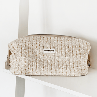 Magic Lifestyle Pouch - Vanilla Textured Tweed - BLOSSOM & MOON