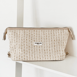 Magic Lifestyle Pouch - Vanilla Textured Tweed - BLOSSOM & MOON