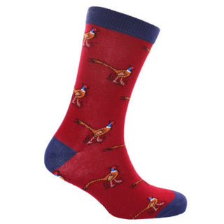 Men's Combed Cotton Pheasant Socks - BLOSSOM & MOON