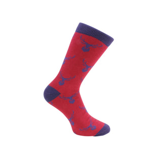 Men's Combed Cotton Stag Socks - BLOSSOM & MOON