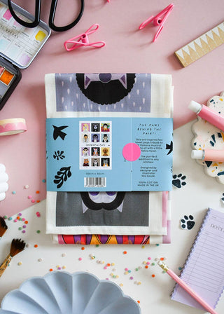 Meowsical Cats Tea Towel  - BLOSSOM & MOON