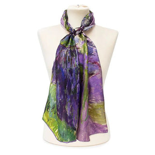 Monet Nympheas Silk Scarf - Fox & Chave - BLOSSOM & MOON