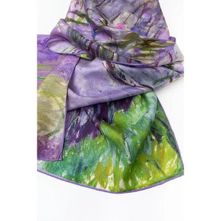 Monet Nympheas Silk Scarf - Fox & Chave - BLOSSOM & MOON