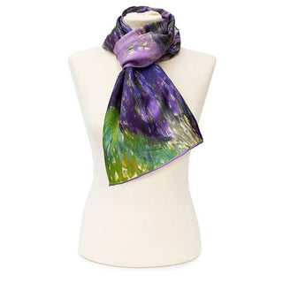 Monet Nympheas Silk Scarf - Fox & Chave - BLOSSOM & MOON