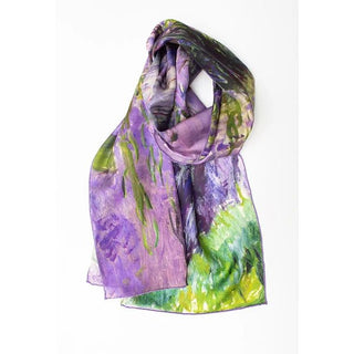 Monet Nympheas Silk Scarf - Fox & Chave - BLOSSOM & MOON