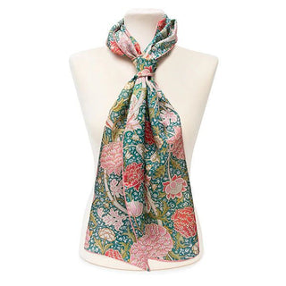 Morris Cray Habotai Silk Scarf - Fox & Chave - BLOSSOM & MOON