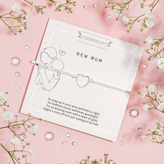 New Mum Wish Bracelet - BLOSSOM & MOON