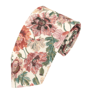 Poppy Amelie Pink Cotton Tie Made with Liberty Fabric - BLOSSOM & MOON