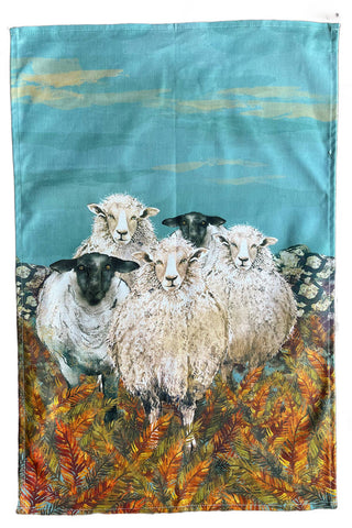 Sheep Tea Towel - BLOSSOM & MOON