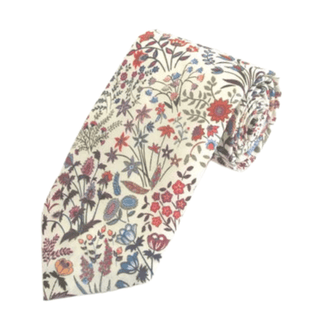 Shepherdly Song Cotton Tie Made with Liberty Fabric - BLOSSOM & MOON