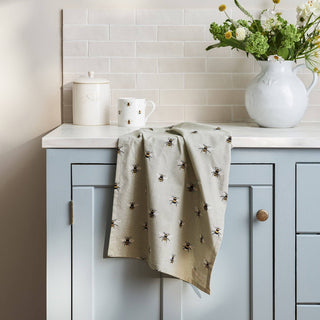 Sophie Allport Bees Tea Towel - BLOSSOM & MOON