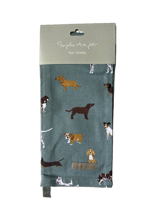 Sophie Allport Fetch Dog Tea Towel - BLOSSOM & MOON