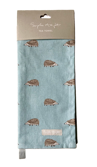 Sophie Allport Hedgehogs Tea Towel - BLOSSOM & MOON