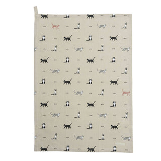 Sophie Allport Purrfect Cat Tea Towel - BLOSSOM & MOON
