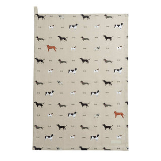 Sophie Allport Woof Tea Towel - BLOSSOM & MOON