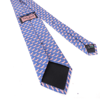T - Rex - Italian Silk Blue Tie - Van Buck - BLOSSOM & MOON