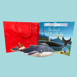 The Snail and the Whale Gift Bundle - Soft Toy, Paperback Book & Gift Bag - BLOSSOM & MOON