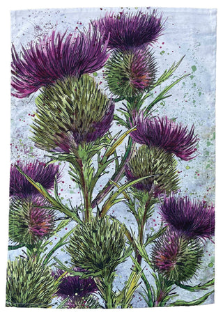 Thistle Tea Towel - BLOSSOM & MOON