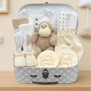 Unisex Baby Hamper Gift Set - Marcel Monkey - BLOSSOM & MOON