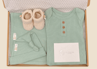 Unisex Baby Hamper - Sage - Letterbox Gift - BLOSSOM & MOON
