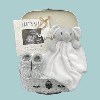 Unisex Baby Shower Hamper Gift Set - Elephant - BLOSSOM & MOON