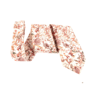 Wild Flowers Pink Cotton Tie Made with Liberty Fabric - BLOSSOM & MOON