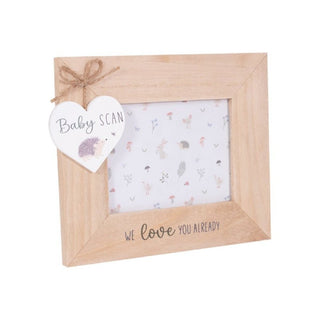 Wooden Baby Scan Photo Frame - BLOSSOM & MOON