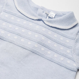 Baby Boys Knitted 2 piece outfit - Cotton - BLOSSOM AND MOON
