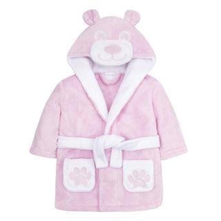 Baby Pink Teddy Dressing Gown - BLOSSOM AND MOON