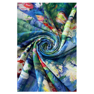Large Monet Water Lily Scarf - BLOSSOM AND MOON