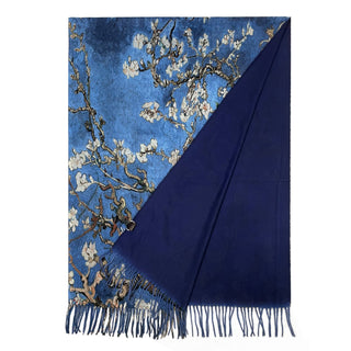 Large Van Gogh 'Almond Blossom' Scarf - BLOSSOM AND MOON