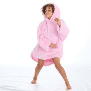 Oversized Blanket Hoodie Pink - Age 7-13yrs - BLOSSOM AND MOON