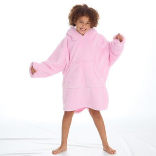 Oversized Blanket Hoodie Pink - Age 7-13yrs - BLOSSOM AND MOON