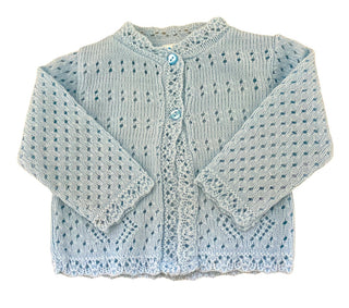 Premature Tiny Baby Cardigan - 3-5lb and 5-8lb - BLOSSOM AND MOON