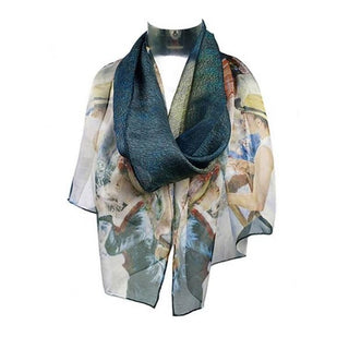 Renoir Boating Party Chiffon Scarf - BLOSSOM AND MOON