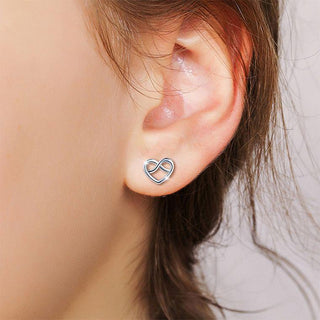 Sterling Silver Heart Earrings - Kids Wear Character