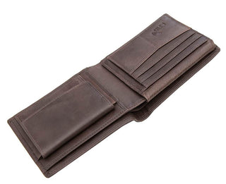Woodsman Flip Up Leather Wallet - 3901 - BLOSSOM AND MOON
